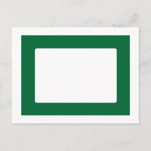 7x5 Kaart met ronde binnenkant Conors Transp Green