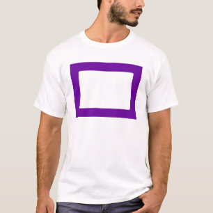 7x5 Kaart met ronde binnenkant Conors Transp Purpl T-shirt