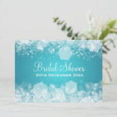 7x5 Mousserend Night Blue Elegant Vrijgezellenfees Kaart (Staand voorkant)