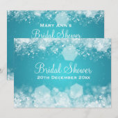 7x5 Mousserend Night Blue Elegant Vrijgezellenfees Kaart (Voorkant / Achterkant)