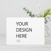 7x5 speciale druk voor uitnodigingen (Staand voorkant)