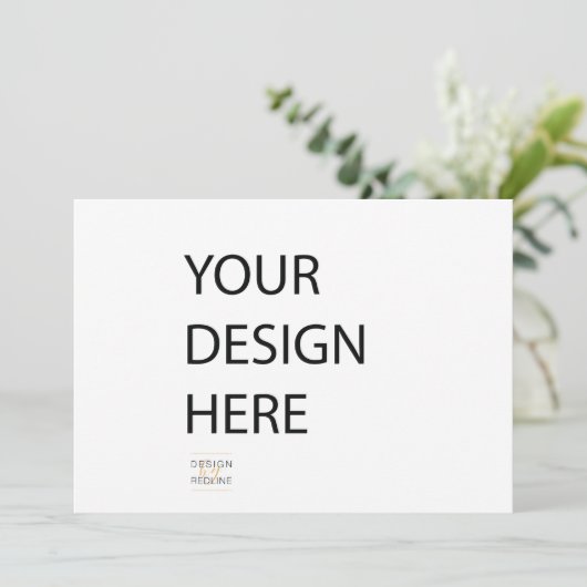 7x5 speciale druk voor uitnodigingen (Staand voorkant)