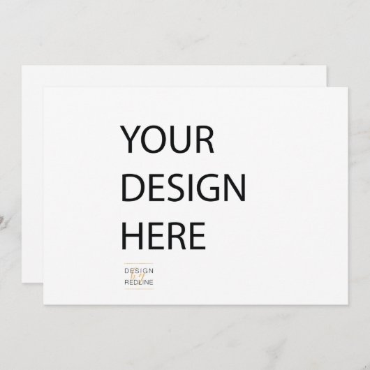 7x5 speciale druk voor uitnodigingen (Voorkant / Achterkant)