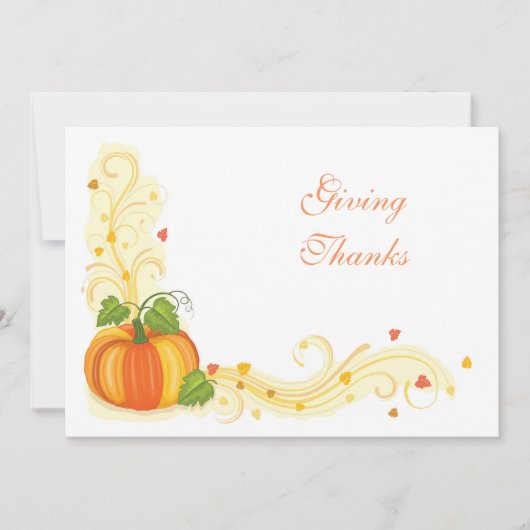 7x5 Thanksgiving Kaart (Voorkant)