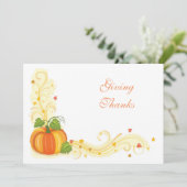7x5 Thanksgiving Kaart (Staand voorkant)