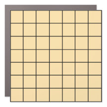 7x7 Beige Magnetische Gridmap