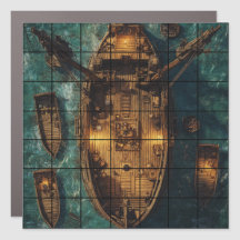 7x7 magnetisch schip Gridmap