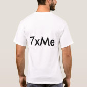 7xMe-Shirt T-shirt (Achterkant)