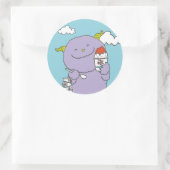 8月モンスターシール。 RONDE STICKER (Tas)