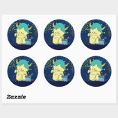 8月モンスターシール。 RONDE STICKER (Vel)