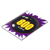 800 Club, Bowling 800 reeks, Bowling Ball Theme, Notitieboek (Linkerzijde)