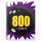 800 Club, Bowling 800 reeks, Bowling Ball Theme, Notitieboek (Voorkant)