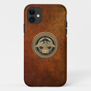 [800] Gold Roman imperial Eagle op de goudmeeuw Case-Mate iPhone Case