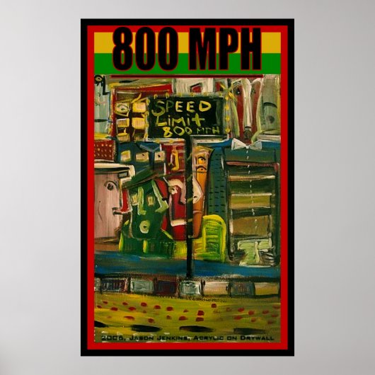 800 MPH POSTER (Voorkant)