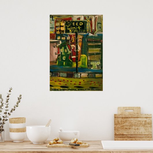 800 MPH POSTER (Keuken)