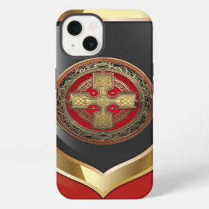 [800] Oude Keltische Heilige Gouden Knoopkruis iPhone 13 Hoesje
