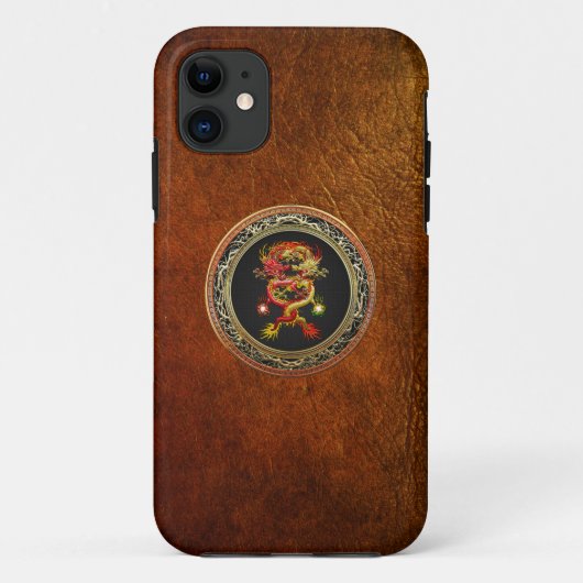 [800] Rode en gele dragons Case-Mate iPhone Case (Achterkant)