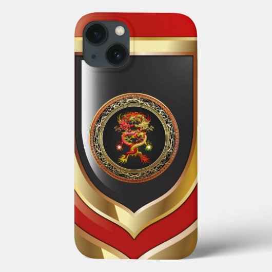 [800] Rode en gele dragons Case-Mate iPhone Case (Achterkant)