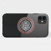[800] Sacred Celtic Silver Knot Cross Case-Mate iPhone Case (Achterkant (horizontaal))