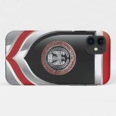 [800] Silver Roman imperial Eagle Case-Mate iPhone Case (Achterkant (horizontaal))
