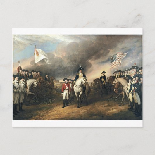 800px-Surrender_of_Lord_Cornwallis Briefkaart (Voorkant)