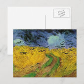 800px-vincent van gogh (1853-1890) - tarweveld w briefkaart (Voorkant / Achterkant)
