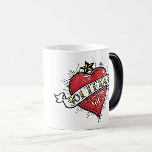 801 Texas, we houden van je! mok koffie (Voorkant rechts)