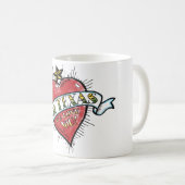 801 Texas, we houden van je! mok koffie (Voorkant rechts)