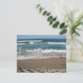 #8025 Strand Ansichtkaart Briefkaart (Staand voorkant)