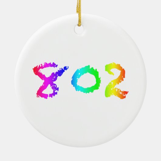 802 KERAMISCH ORNAMENT (Achterkant)