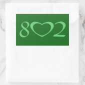 802 RECHTHOEKIGE STICKER (Tas)