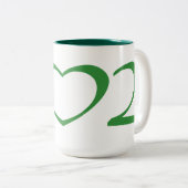 802 TWEEKLEURIGE KOFFIEMOK (Voorkant rechts)