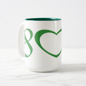 802 TWEEKLEURIGE KOFFIEMOK (Voorkant links)