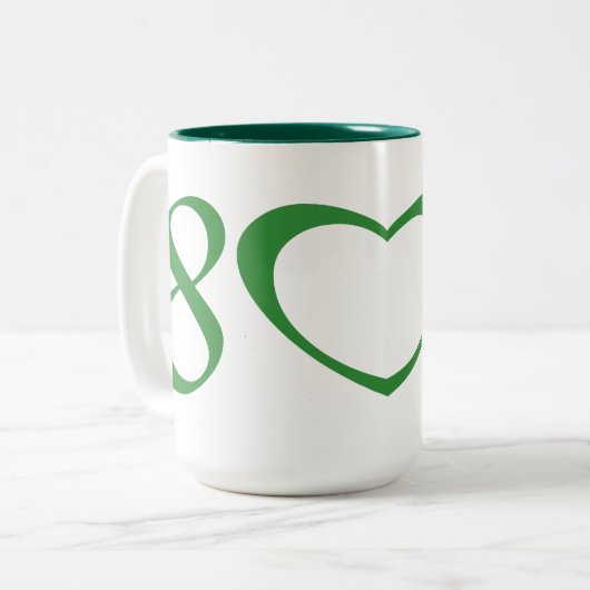 802 TWEEKLEURIGE KOFFIEMOK (Voorkant links)