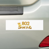 802 Vermont Swag Bumpersticker (Op auto)