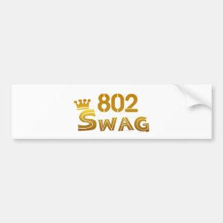 802 Vermont Swag Bumpersticker