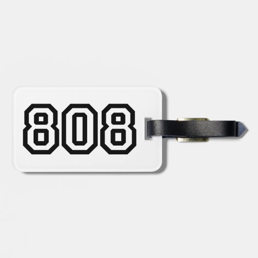 808 BAGAGELABEL (Achterkant horizontaal)