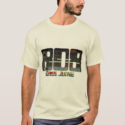 808 Bass Junkie-interface T-shirt (Voorkant)
