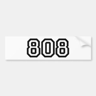 808 BUMPERSTICKER