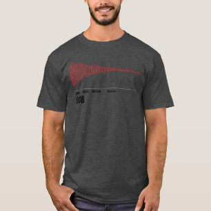 808 Drum Sine Waverap Rap Drummer Muziekproducent T-shirt