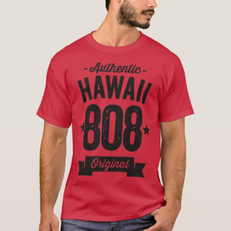 808 Hawaii Gebiedscode Authentieke TShirt