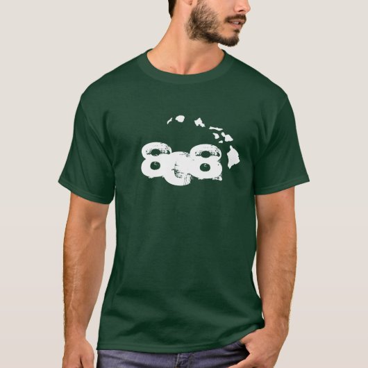 808 Hawaiiaanse eilanden - Groen T-shirt (Voorkant)