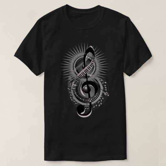 808 Muziekluidsprekers T-shirt (Design voorkant)