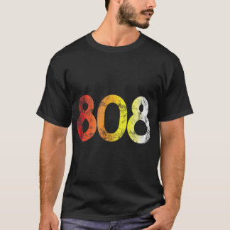 808 Retro Style Roland Electronic Drum Machine Shi T-shirt