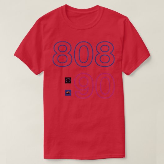 808 State T-shirt (Design voorkant)