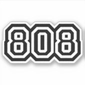 808 STICKER (Voorkant)