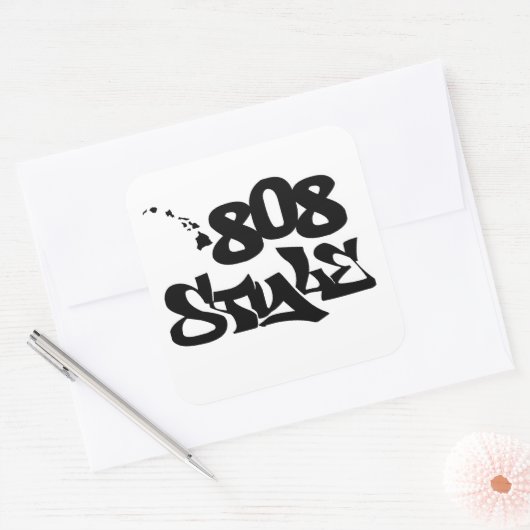 808 Stijl Sticker (Envelop)