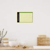 80-100 keer tabellen | Poster van vermenigvuldigin (Keuken)