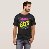 80-80-80-jarig '80' 'Birthday Party Retro Theme' T-shirt (Voorkant volledig)