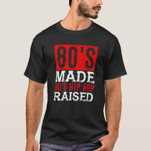 '80' '90's 'Hip Hop' opgetild T-shirt